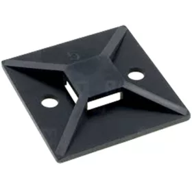 MT-30 KÁBELKÖTEGELŐ TALP, RAGASZTHATÓ-FEKETE (100DB)