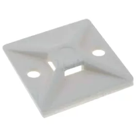 MT-25 KÁBELKÖTEGELŐ TALP, RAGASZTHATÓ-FEHÉR (100DB)