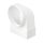 EL02-403 ROUND TO FLAT CONNECTOR 90° D100-110/55MM