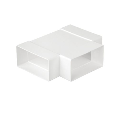 EL02-409 PVC T-csonk lapos csatornákhoz 110x55MM