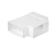 EL02-409 PVC T-csonk lapos csatornákhoz 110x55MM