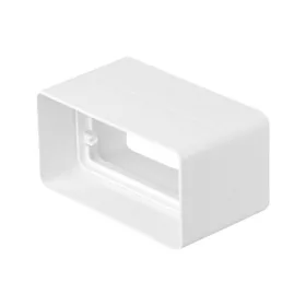 EL02-411 PVC-csatlakozó 110x55 mm-es lapos csatornákhoz