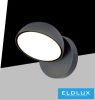 UNIVERSO Kültéri fali lámpa 12w 720lm CCT kapcsolóval 110x135x135mm IP54 szürke 5év