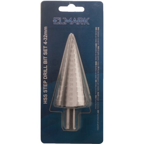 HSS LÉPÉSFÚRÓSZERKÉSZLET 4-32mm