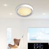 ELDLUX MILKY mennyezeti lámpa 32W+15W WW+NW fehér/króm