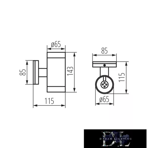 KANLUX BART EL-235 lámpa GU10 