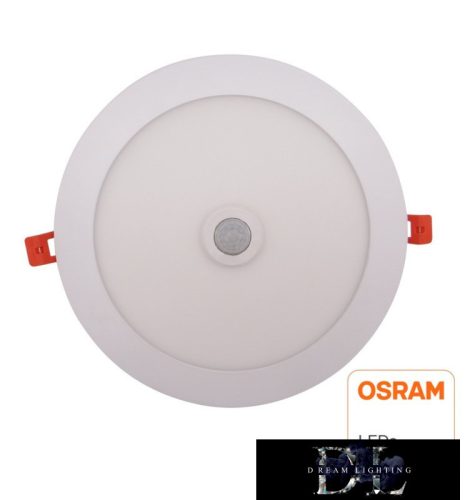 OSRAM chip Süllyeszthető mennyezeti lámpa mozgásérzékelővel 20W  4000K fehér