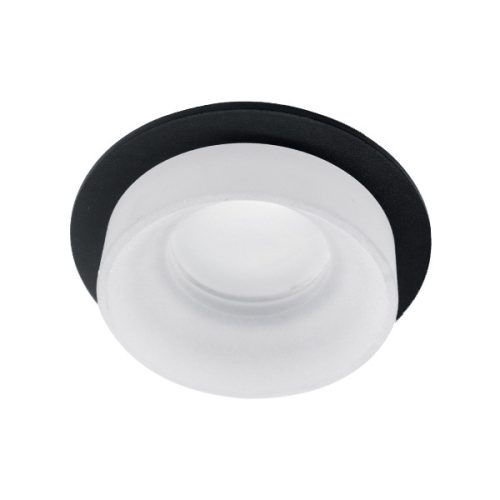 SA-045/1 SPOT LÁMPATEST 1XGU5.3 KEREK FEKETE/FEHÉR