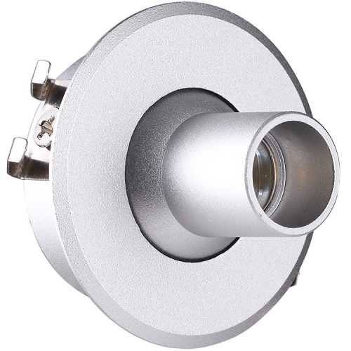 EL-CF03 LED CABINET LIGHT 12V/1W 3000K D39MM, SI.
