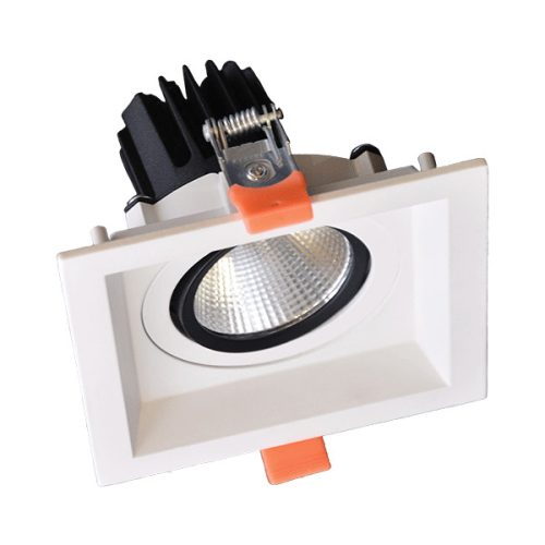 NÉGYZET ALAKÚ LED MOZGATHATÓ SPOTLÁMPA 15W 230V 3000K FEHÉR