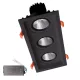 TRIPLA LED SPOTLÁMPA 3X15W 230V 4000K BL+VÉSZHELYZETI KÉSZLET