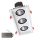 TRIPLA LED SPOTLÁMPA 3X15W 230V 4000K WH+VÉSZHELYZETI KÉSZLET