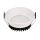 EL-6227 RECESSED ROUND LED DOWNLIGHT 24W 4000K+EM