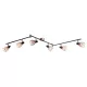 AMBIX SPOT 6XE14 FEKETE/RÉZ