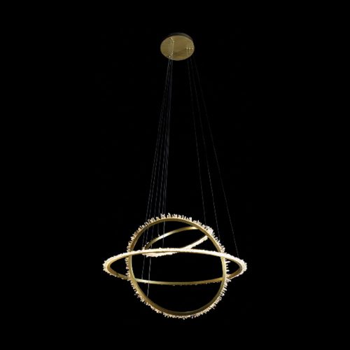CORONA LED MEDÁL 104W 3000K 860MM, ARANY, ARANY