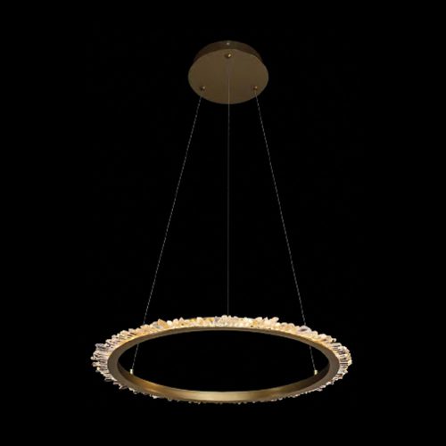CORONA LED MEDÁL 20W 3000K 460MM, ARANY, ARANY