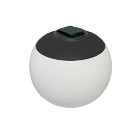 ELMARK LED FIXTURE 9W 48V CCT, DARK GREY