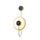 NUBIA LED WALL LAMP 5W 3000K, BLACK+GOLD