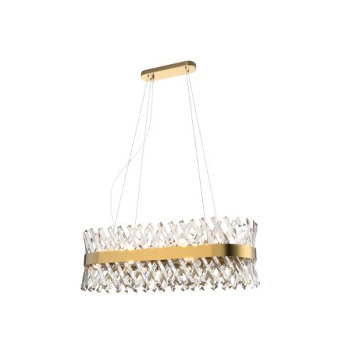WILLIAM CHANDELIER 12xE14 ARANY