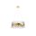WILLIAM CHANDELIER 8xE14 ARANY