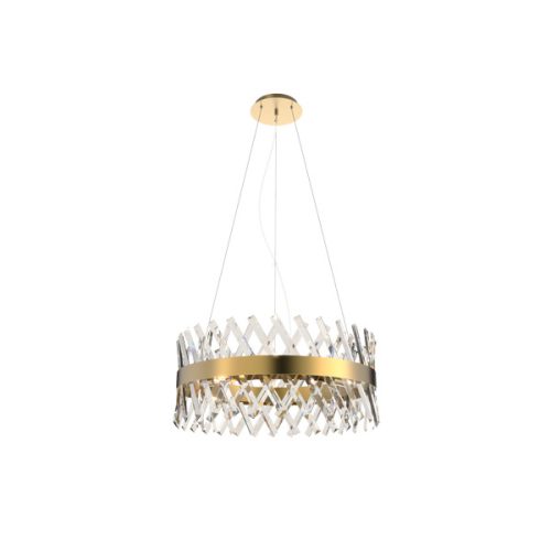 WILLIAM CHANDELIER 8xE14 ARANY