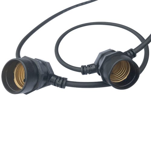 KÜLTÉRI FÉNYFÜZÉR 5M 15XE27 FOGLALAT IP44