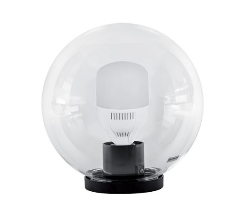 LED KERTI VILÁGÍTÓTEST GÖMB ALAKÚ, LÁMPÁVAL PMMA CLEAR 400 30W E27 230V 4000-4300K