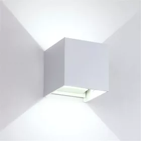 LED FALI LÁMPA SZÖGLETES 2X5W 4000K IP54 FEHÉR