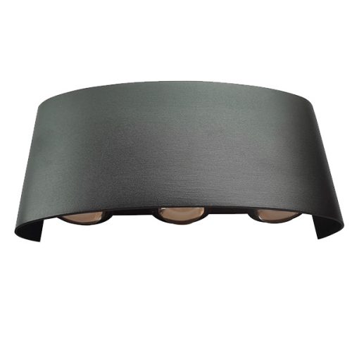 LED FALI LÁMPA 6X1W 4000K IP54 FEKETE