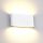 LED FALI LÁMPA 2X6W KEREKÍTETT 4000K FEHÉR