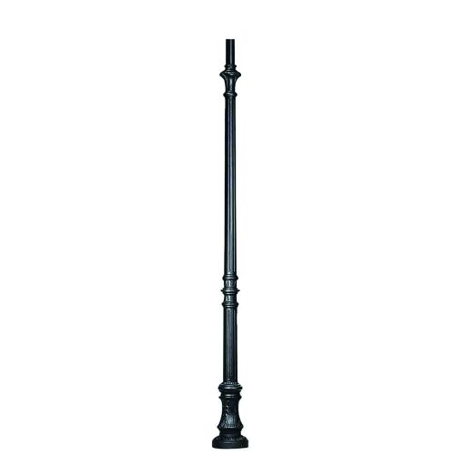 KARMEL OSZLOP 3000MM AJTÓVAL, FEKETE