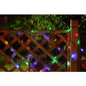 NAPELEMES LED ZSINÓRFÉNY 0,5W 25DB. RGBY