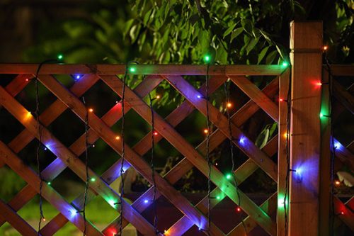 NAPELEMES LED ZSINÓRFÉNY 0,5W 25DB. RGBY