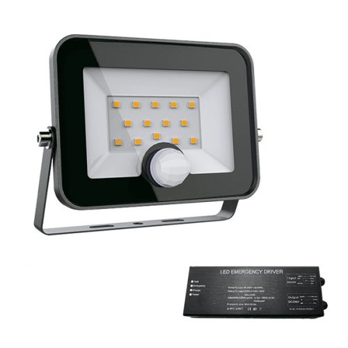 VEGA SLIM SMD LED REFLEKTOR 50W SZENZOROS+SÜRGŐSSÉGI KÉSZLETTEL