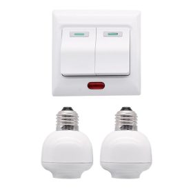 RF TÁVVEZÉRLŐ KAPCSOLÓ KÉT CSATORNA +2XE27