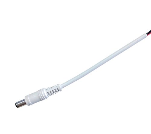 CSATLAKOZÓ 15 CM-ES KÁBELLEL, NŐ, FEHÉR