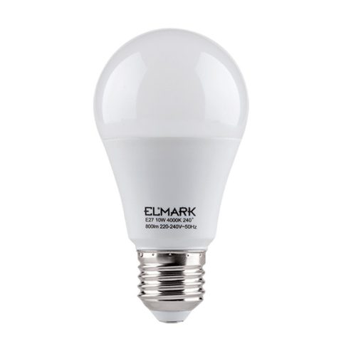 LED IZZÓ KÖRTE A60 SMD2835 10W E27 230V FEHÉR
