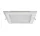 LED PANEL ÜVEG SZÖGLETES 18W 4000K