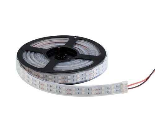 LED SZALAG LED600 5050 12V/DC IP65 2X60PCS/1M RGB