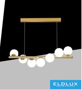 UNIVERSO Függeszték 7xG9 max.10w 1060x160x1000mm IP20 Óarany 5év