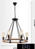 UNIVERSO Kender kötél csillár 6xE27 IP20 D600x1000mm fekete