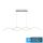   UNIVERSO Függeszték LED 26w 2080lm CCT 920x1100mm IP20 fehér