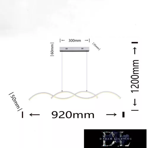 UNIVERSO Függeszték LED 25w 2000lm 4000k 920mm IP20 fehér