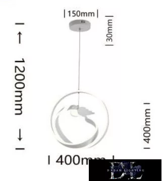 UNIVERSO Függeszték 53w 4240lm 4000k IP20 Fehér D400x1200mm