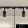 UNIVERSO Egyfázisú sínhez Függeszték GU10 max.60w 600mm fekete