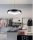 UNIVERSO Függeszték 38w 3040lm CCT D500x1200mm fekete