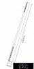 UNIVERSO Függeszték 42w 2720lm CCT IP20 Fekete 1183x56x33mm