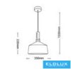 UNIVERSO Függeszték 1xE27 max.60w D350x220x1300mm IP20 fekete/arany 5év