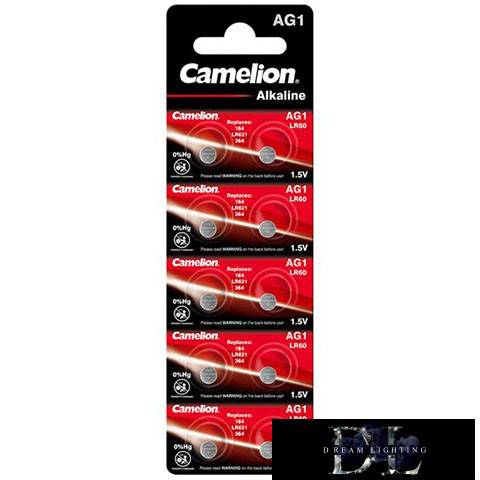 CAMELION alkáli gombelem 1.5V AG1/LR60/LR621/364-BP10