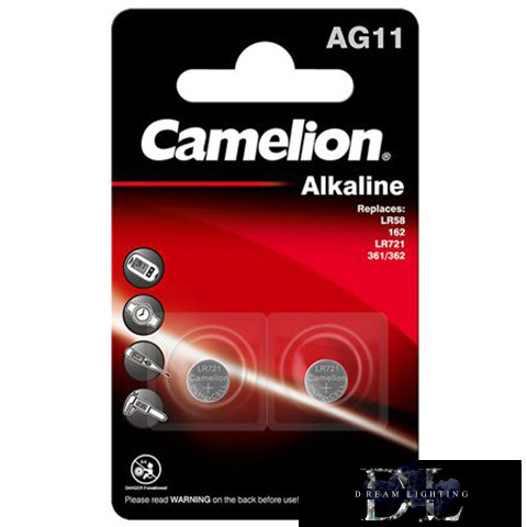 CAMELION alkáli gombelem 1.5V AG11/LR58/LR721/362-BP2